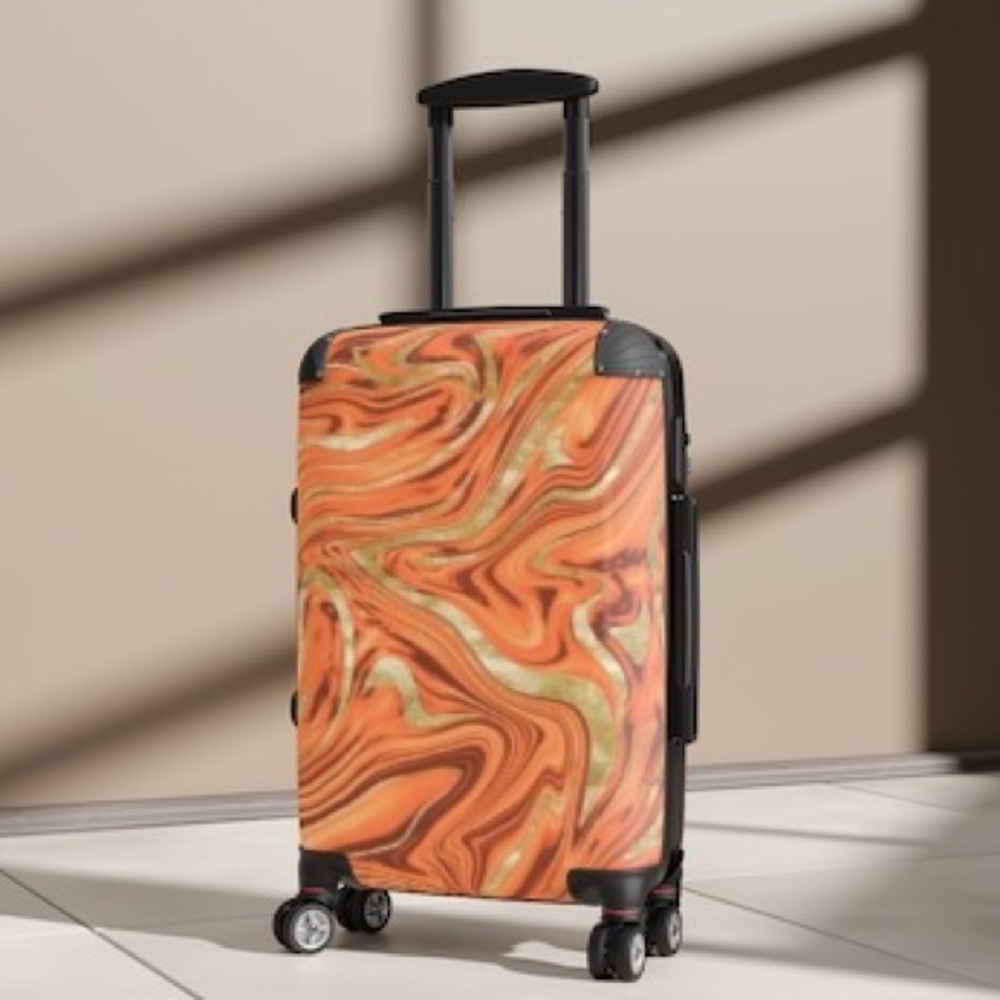 Orange Creamsicle Suitcase